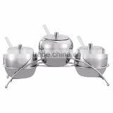18/10 Salt Pepper Sugar Storage Organizers Seasoning Containers Spice Jar thumbnail-2