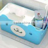 CY059 Multi-functional 4 Colors Tissue Box Cute Bear Paper Holder With Storage Grid thumbnail-5