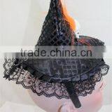 Fashion Halloween Witch Hat Headband Skull Hat Hairband thumbnail-3