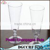 NBRSC Promotional Disposable Party Plastic Champagne Goblet Flute Wine Glasses thumbnail-4