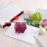 4pcs Plastic Cutting Board Set With Holder for Kitchen thumbnail-3