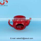 Good Sales Cheap Ceramic Teapot Shape Oil Warmers, Oil Burner Aroma thumbnail-3
