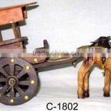 Carved Wooden Animals/Wooden Carvings/Wood Camel Carving-A thumbnail-1