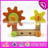 2016 Most Popular Changable Screw Assemble Toy, Wooden Screw Assemble Toy W03C013 thumbnail-4