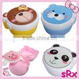 Manufacture Wholesale Hot Sale Food Grade Eco-friendly Collapsible Tiffin Cute Lunch Box thumbnail-2