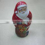 Santa Claus Gift Tin Box, Chirstmas Gift Tin thumbnail-1