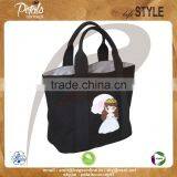 12 Oz Dyed Canvas Hand Bag With Web Handles & With Stripe Lining Inside the Bag thumbnail-2