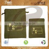 Top Quality Velvet Jewellary Pouch With Polysilk Drawstring Closure thumbnail-1