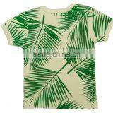 100% Organic Cotton Wholesale Short Sleeve Plain With Printed t Shirt for Babies and New Style Single Jersey Baby T-shirts thumbnail-2