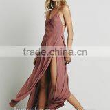 Party Plus Size Bandage Maxi Vintage Fold Split Dress thumbnail-1