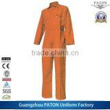 Long Zipper Coverall Uniform , Waterproof Disposable Coverall