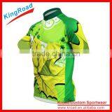 OEM Sublimation Print Team Wholesale Bright Cycling Jersey thumbnail-3