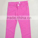 Shiny Pink Fashionable Hot Cheap Casual Trousers Baby Girl Kids thumbnail-1