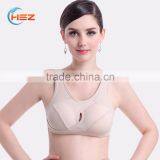 HSZ-001 Cotton Front Opening Bralette Breast Feeding Bra Nursing Bra With Button Maternity Nursing Bra Maternity thumbnail-3
