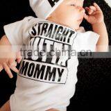 100% Cotton Summer Newborn Baby Clothes Gift Set Boys Knit Romper With Hat thumbnail-2