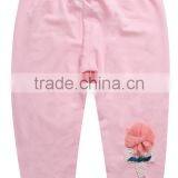Customized China Oem Fashion Baby Girls Wholesale 100%cotton Baby Pants Adorable Pants Wholesale Good Quality Baby Pants thumbnail-1