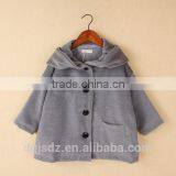 Korean Children's Clothing for Girls Velvet Added Jacket Vintage Art Coat 88018 thumbnail-5