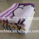 Hot sale cotton terry printed gym towel with logo