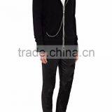 Double-Faced Cotton Zip-Front Hoodie thumbnail-1