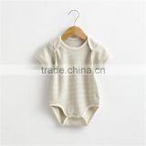Wholesale 100% Organic Cotton Summer Babies Clothing Set Baby Onesie thumbnail-4