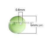 Resin Sewing Buttons Scrapbooking 2 Holes Round Green 6mm Dia thumbnail-2