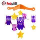 Factory Price DIY Puzzle Craft Toy Kit Owl Mobile 3D Felt Puzzle thumbnail-2