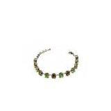 925 Sterling Silver Classic&Fashion Crystal Wedding ,anniversary Bridal Jewelry Bracelet thumbnail-1