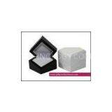 Black Wedding Wooden Jewellery Boxes, Attractive Girls Earring Jewelry Storage Boxes for Sterling Si thumbnail-1