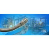 Delikon Heavy Series Flexible Sheath Over Braided Flexible Conduit and conduit Fittings for steel mill cable protection