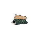 Wallet Stand Iphone 5 / 5S Leather Flip Phone Case Custom Leather Cell Phone Cases