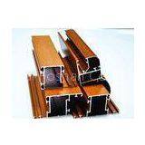 Wood Grain Aluminium Sliding Door Profiles 6063 - T5 By Bending / Cutting thumbnail-1