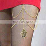 Chain Body Harness Handmade Bohemian Boho Vintage Leg Bracelet Palm Lucky thumbnail-2