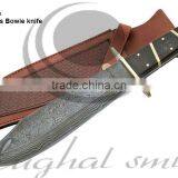 Damascus Knife/Hunting Knife/Buffalo Horn thumbnail-1