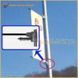 Metal Street Light Pole Advertising Banner Hanger