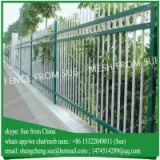 Wholesale powder coated prefab iron fence panels for school