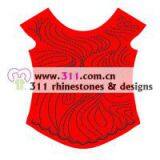 311-allover-hot-fix Heat Transfer Rhinestone Motif Design 2