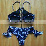 Europe And America Printing Bandage Tether Sexy Swimming Suit thumbnail-2
