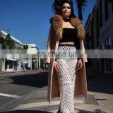 Amigo 2017 Sexy Fashion Two Pieces Skirt Suits Lace and Bandage Women Dress thumbnail-5