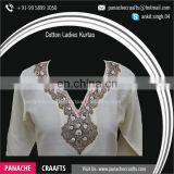 Wholesale Latest Fashion Embroidered Clothes Ladies Long Kurti Designs thumbnail-2