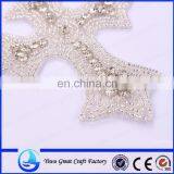 Women's Fashion Elegant Gold-plated High Quality Crystal Manual Nail Bead Cross Dressing The Bride Clothing Accessories thumbnail-2