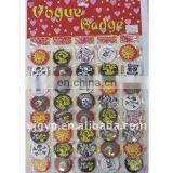 2013 Hot Promotional Cartoon safe pin round 70mm button badge
