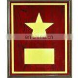 Black Custom Wood Blank Plaques With Clock Print