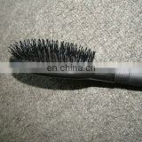 Black color charming quality fusion hair extension wig brush