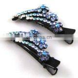 2013 Newest Fashion Alloy Flower Rhinestone Hair Clip thumbnail-1