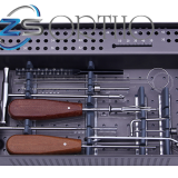 Orthopedic surgical instrument set