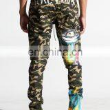 DiZNEW Military Army Cargo Camo Combat Work Jeans Pants With Printing thumbnail-4