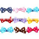 Fashion Skin-friendly Polyester Simple Pattern Pet Dog Bow Tie Collar Adjustable thumbnail-3