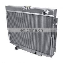 1967-1970 FRD Mu-stang/Fair-lane/Ran-chero/To-rino Mer-cury Cou-gar 390ci V8 Aluminum 3-Row Performance Radiator thumbnail-1