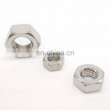 7/16 20UNF High Quality and Low Price Wholesale 304 Stainless Steel Inch Hex Nuts American System Hex Nut