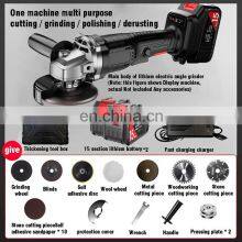 128VF-2-1 Lithium Battery Brushless Electric Cordless Mini Angle Grinder Machine thumbnail-2